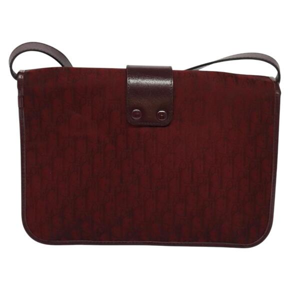 DIOR Trotter Canvas Shoulder Bag Red - Picture 3 of 12